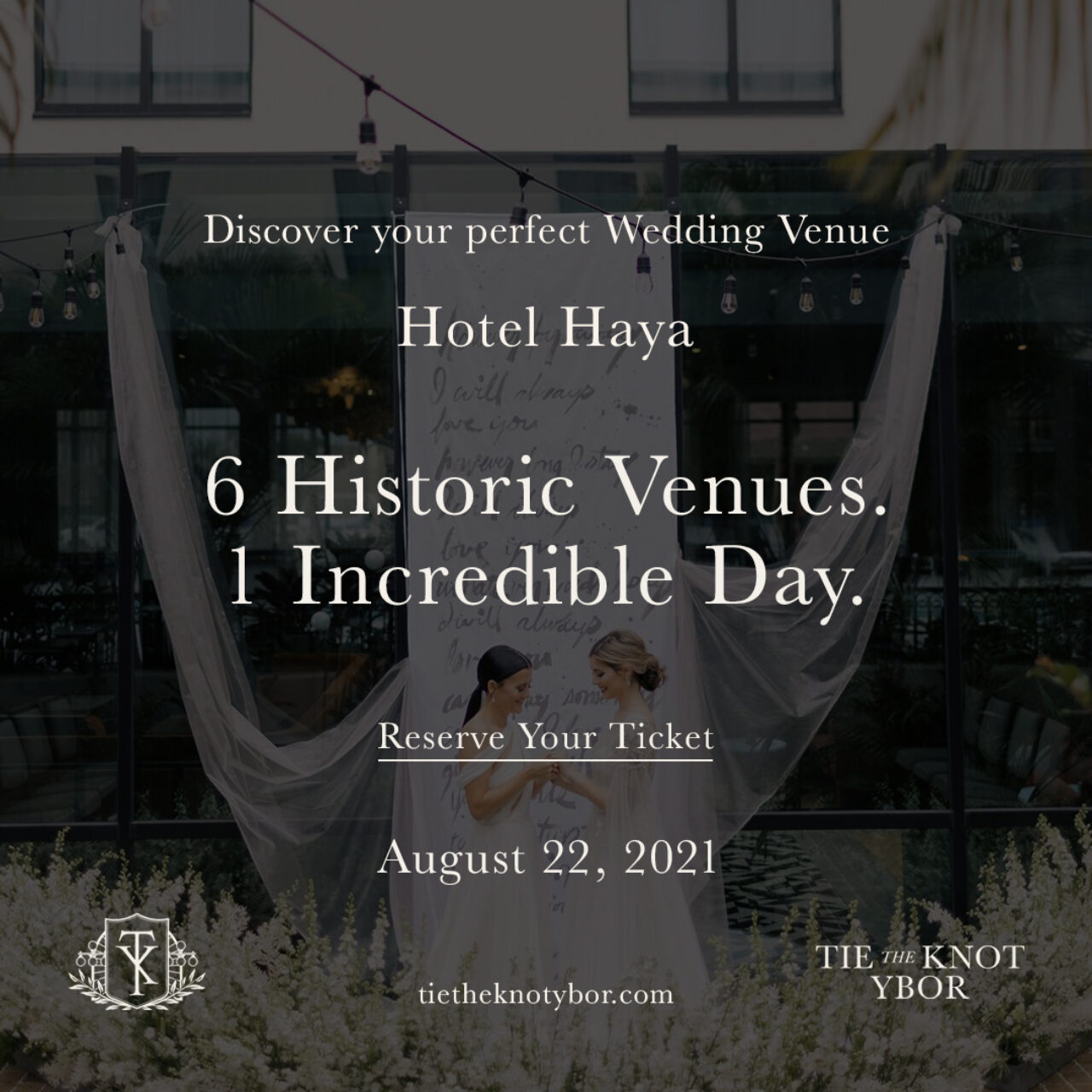 Hotel Haya's Discover Your Perfect Wedding Venue for the Knot Ybor banner