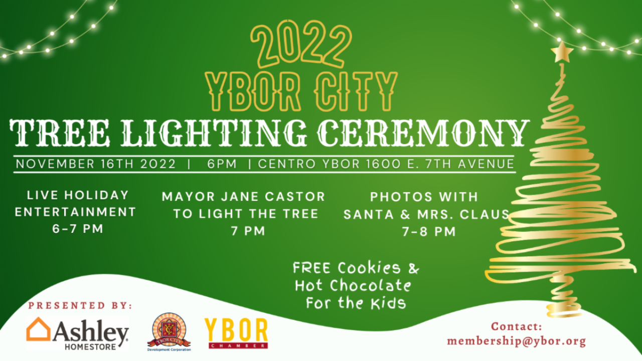 12th Annual Ybor Tree Lighting Hotel Haya