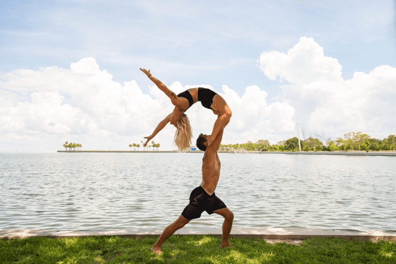 More duo yoga  Acro yoga poses, Partner yoga poses, Yoga for beginners